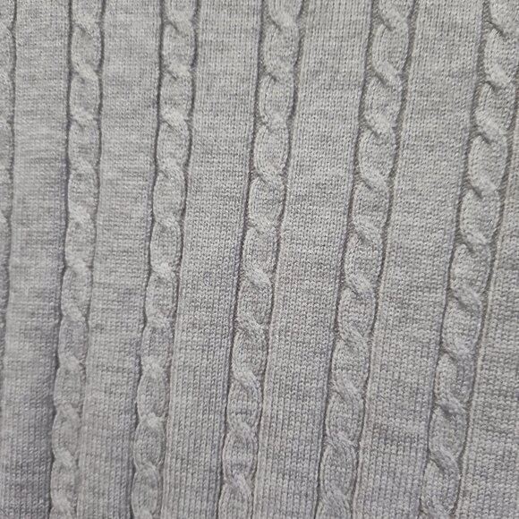 Fitted Ribbed Cable Knit Dress - Picture 9 of 12